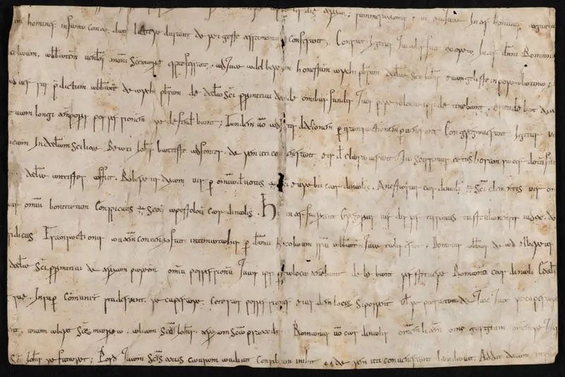 Legal document : Grottaferrata, [between 1100 and 1150]. by Unknown artist