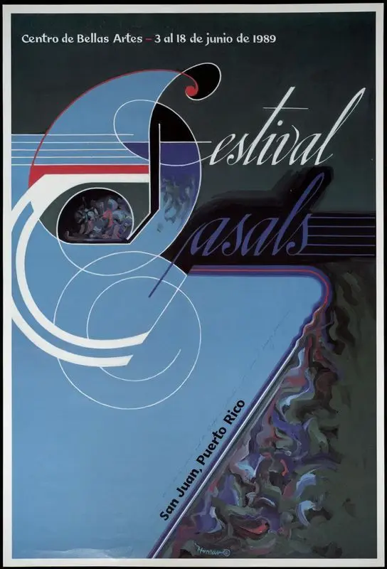 Festival Casals : Centro de Bellas Artes - 3 al 18 de junio de 1989 / Homar. by Homar