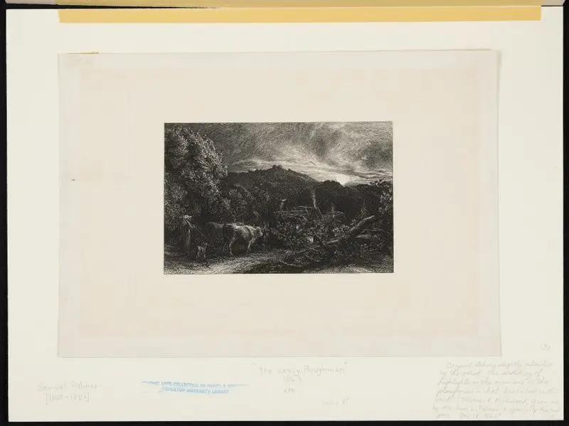 The weary ploughman. by Palmer