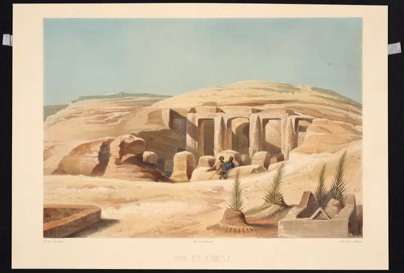 Vue du temple // [View of the temple]. by Horeau