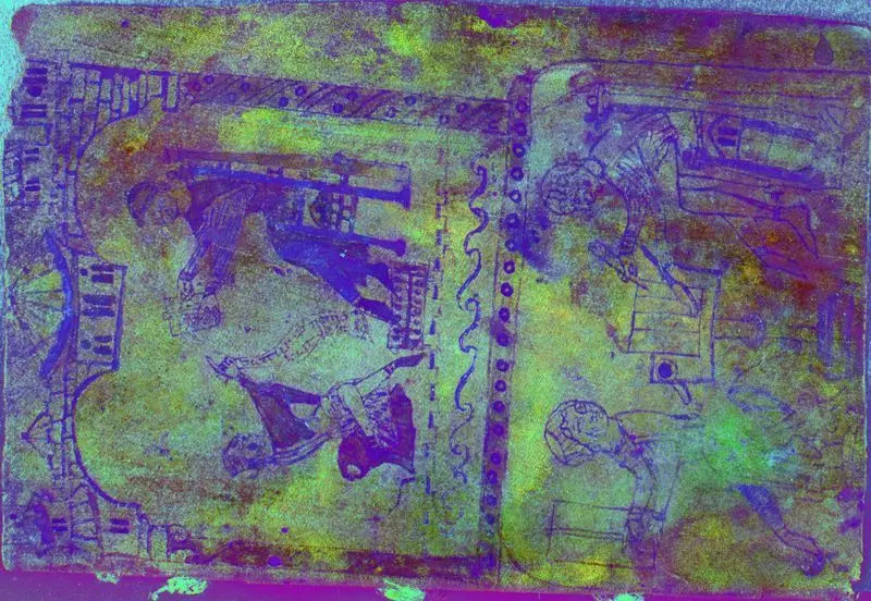 Incipit prolog in elucidario... [manuscript with dual illumination of magister cum discipulis and of scribe at desk. by Honorius Augustodunensis