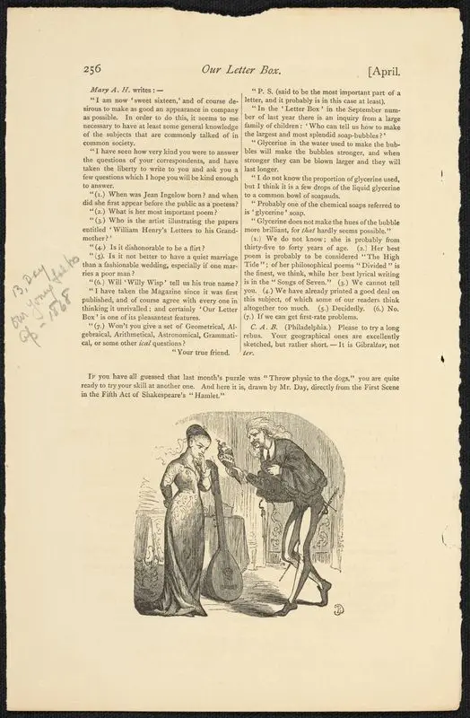Our letter box, p. 256. by Day, Benjamin Henry, 1838-1916