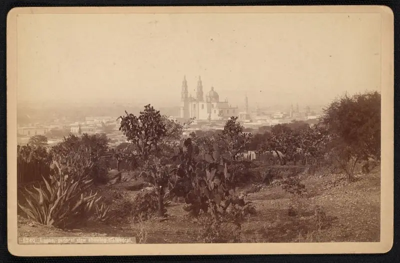 5240. Lagos, general view showing Cathedral. by Jackson, William Henry, 1843-1942