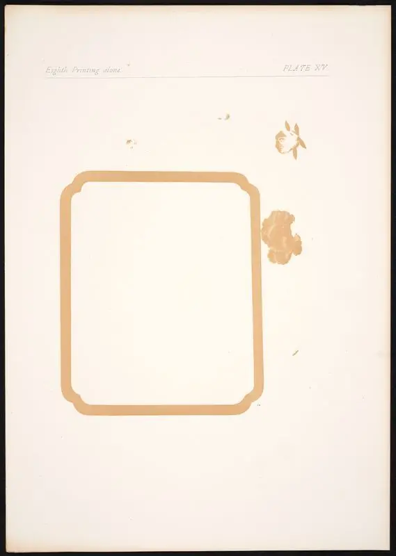 Plate XV: Eighth printing alone. by Gaulard