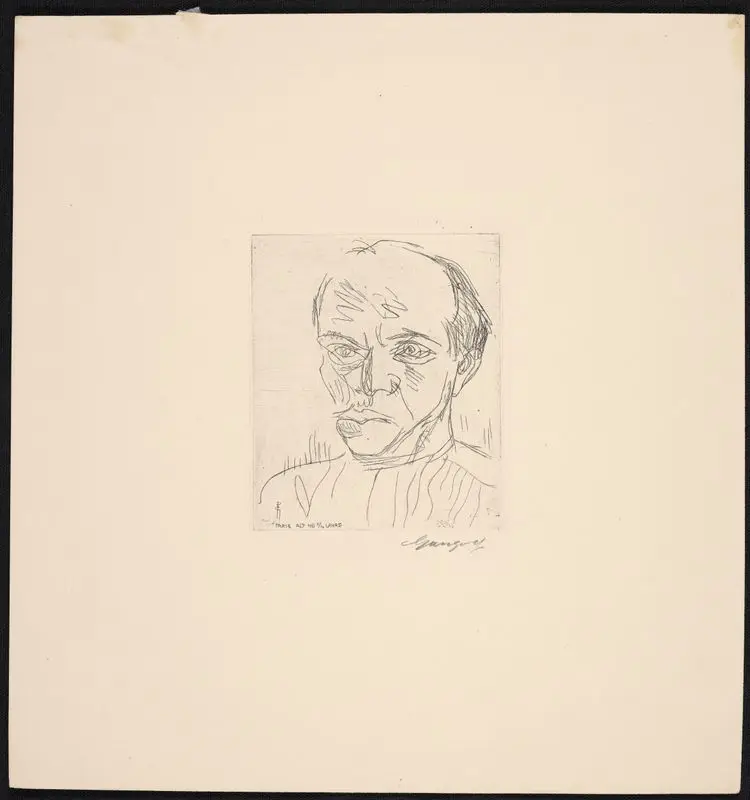Self-portrait, 1927 by Gangolf