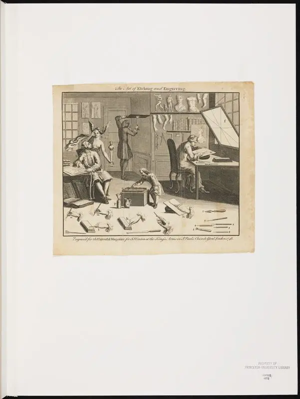 The art of etching and engraving. by Unknown artist