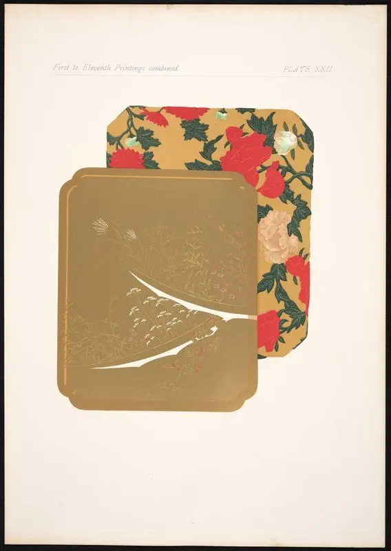 Plate XXII: First to eleventh printings combined. by Gaulard