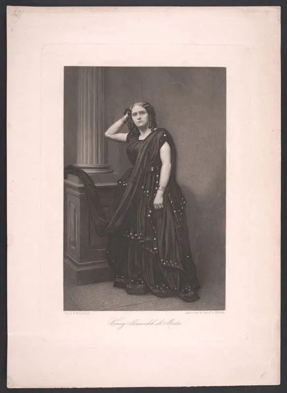 Fanny Janauschek als Medea / gest. v. A. Fleischmann. by Fleischmann, Johann Andreas, 1811-1878