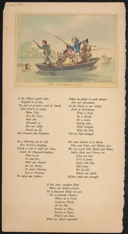 The fisherman's song. by Bunbury, Henry William, 1750-1811