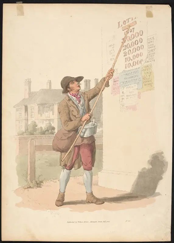 Cries of London: Bill Poster by Unknown artist