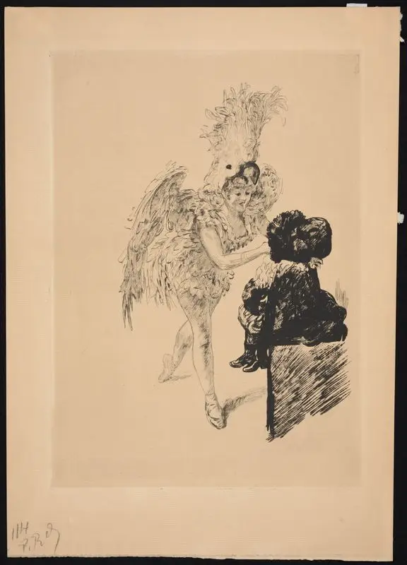 A Drury-Lane: Avant de paraitre // [At Drury Lane: Before the appearance]. by Renouard, Charles Paul, 1845-1924