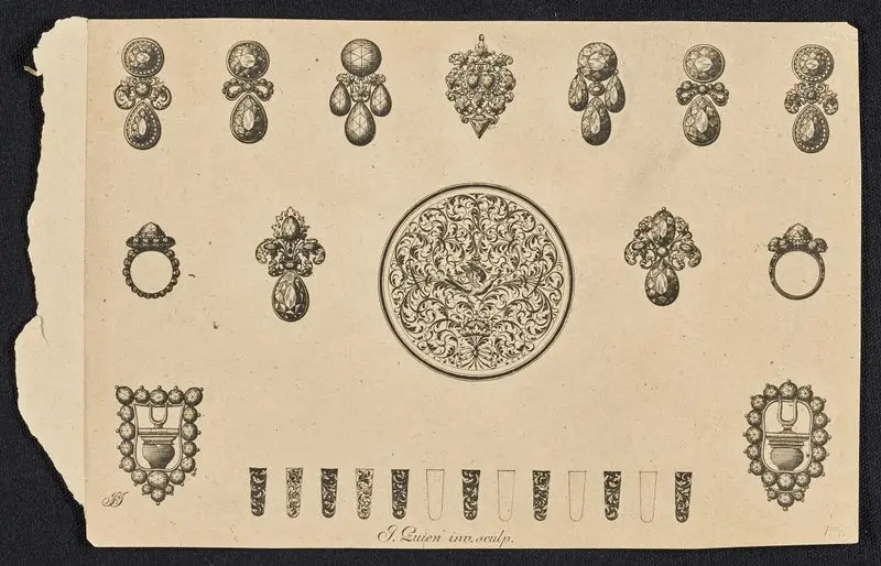 Jewelry designs by Guien, Jean