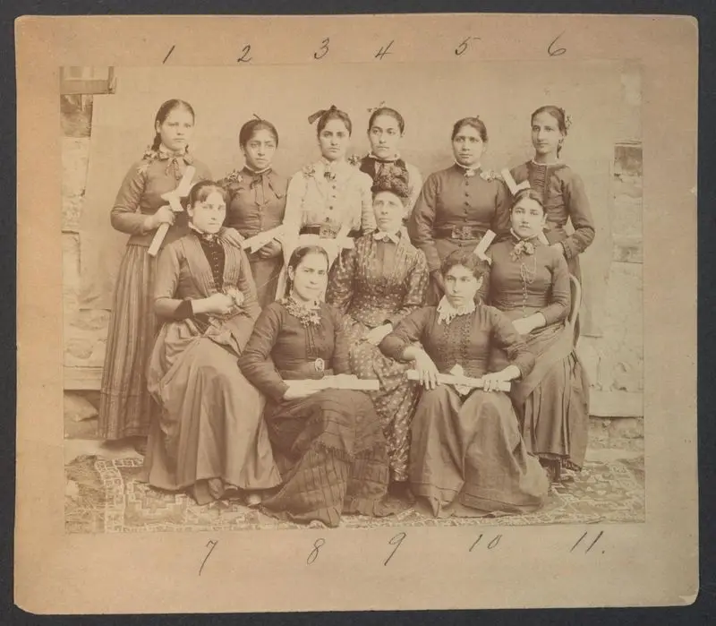 Photograph of Senior Class Eerzrom Girls' School by Unknown artist