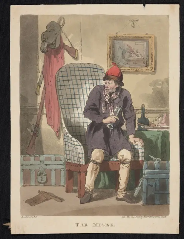 The miser. by Atkinson, John Augustus, 1775-1831