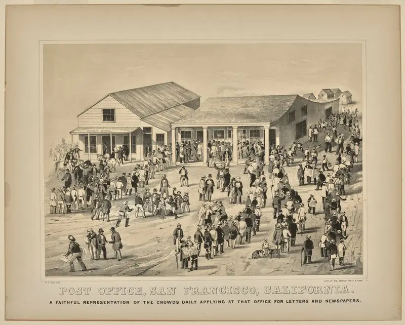 Post Office, San Francisco, California. by W. Endicott & Co.