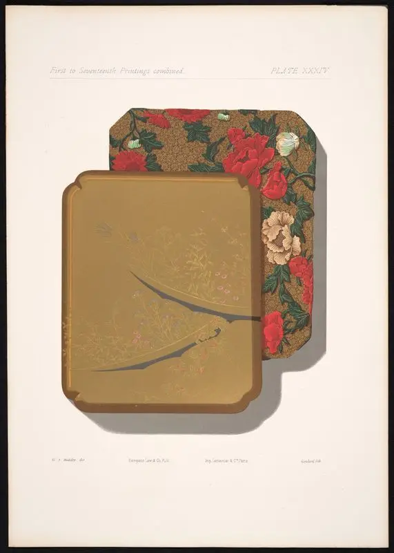 Plate XXXIV: First to seventeenth printings combined. by Gaulard