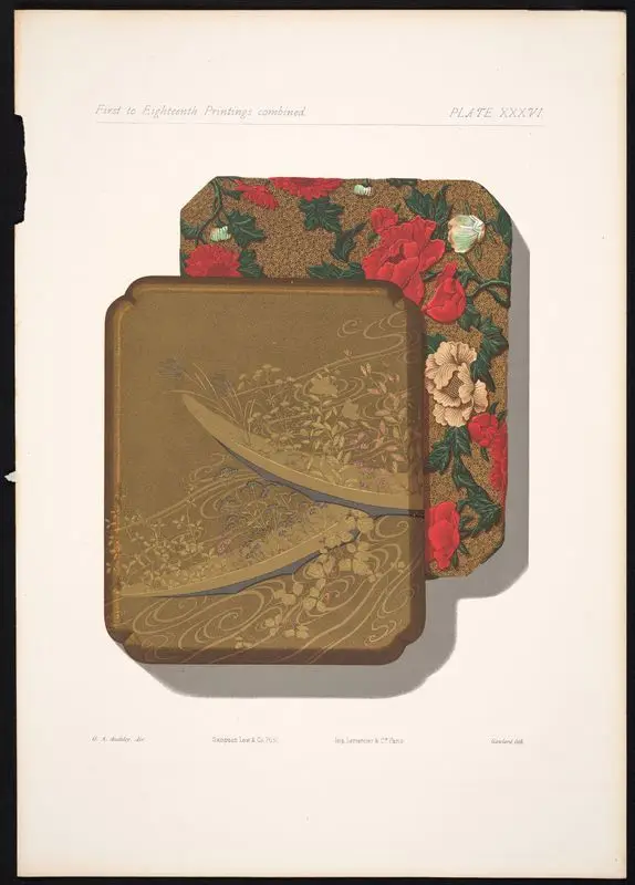 Plate XXXVI: First to eighteenth printings combined. by Gaulard