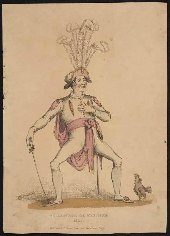 An amateur of fashion. 1813. by Heath