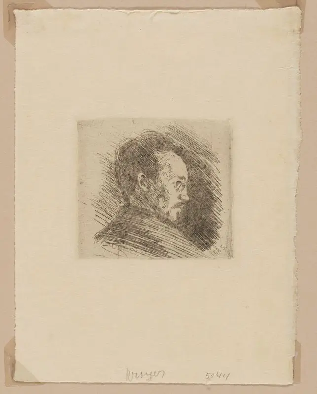 Self-portrait, 1885. by Krøyer, Peder Severin, 1851-1909