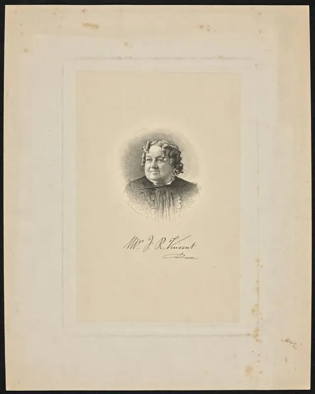 Mrs. J. R. Vincent. by William H. Brett Engraving Co.