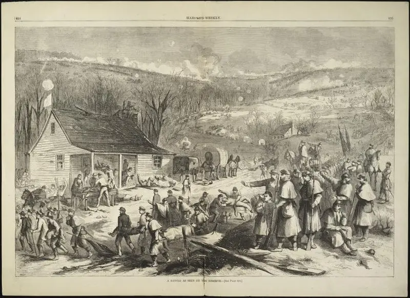 A battle as seen by the reserve / Th: Nast. by Nast