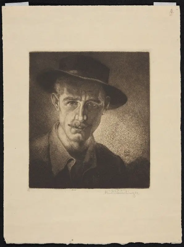 Self-portrait by Pauschinger, Rudolph,
