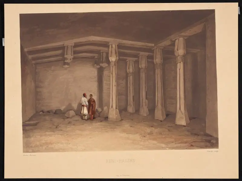 Beni-Hassan. by Horeau