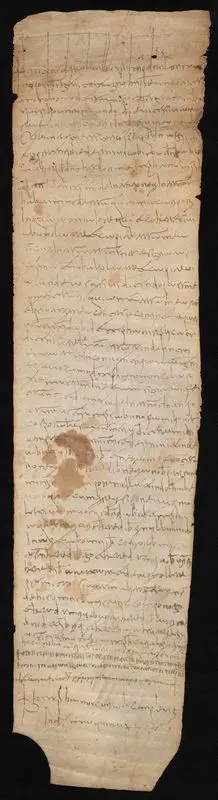 Deed for sale of land : Naples, [949] by Unknown artist