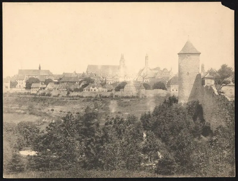 View of European city by Unknown artist