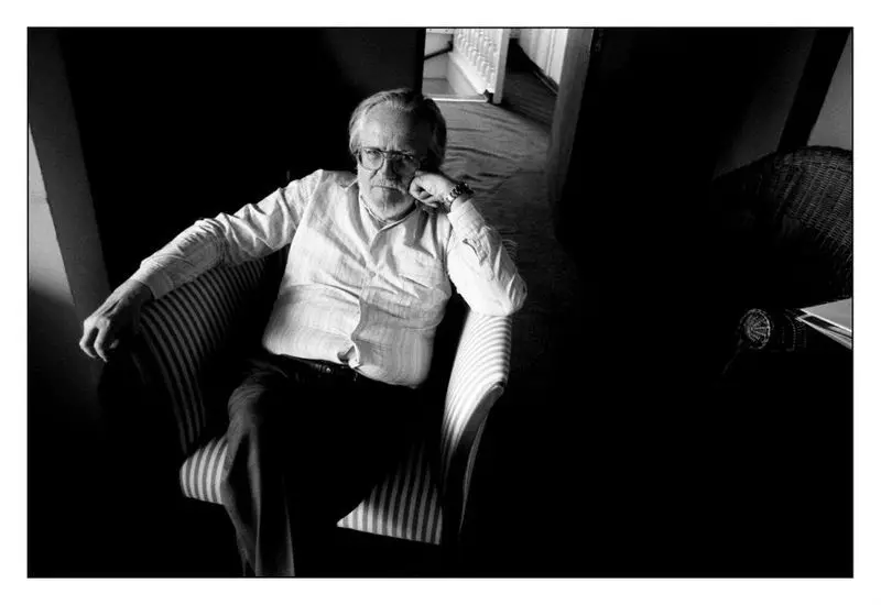 José Donoso photograph by Gabriel Pérez Mardones