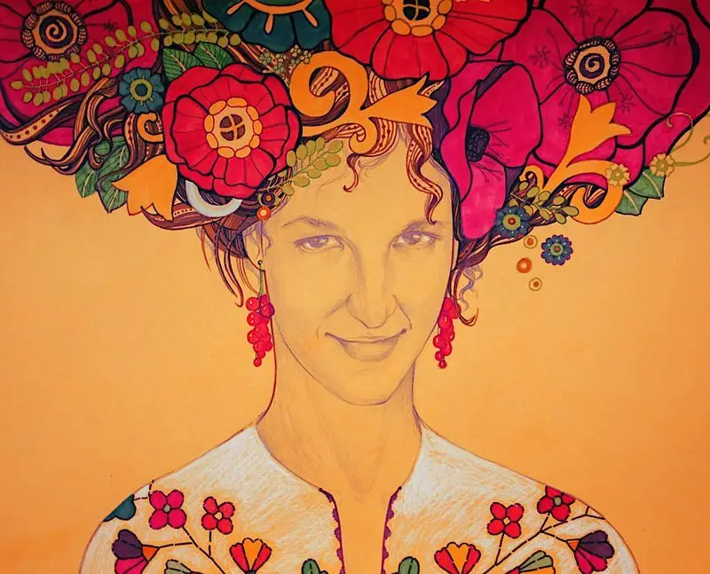 Woman Berehyni͡a - Lesi͡a Korg by Cherevan, Tetiana