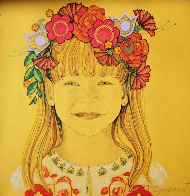 Woman Berehyni͡a - Kateryna by Cherevan, Tetiana