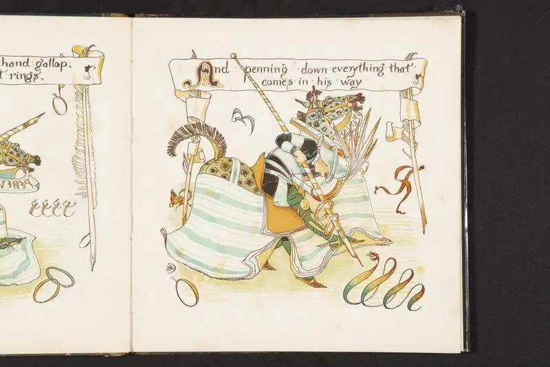 Pothooks & perseverance: or, The A.B.C-serpent / Penned & pictured by Walter Crane. by Crane