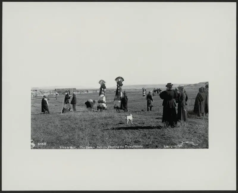 Trip to Zuni : the Shalaco dancers planting the plumed sticks by Wittick, Ben
