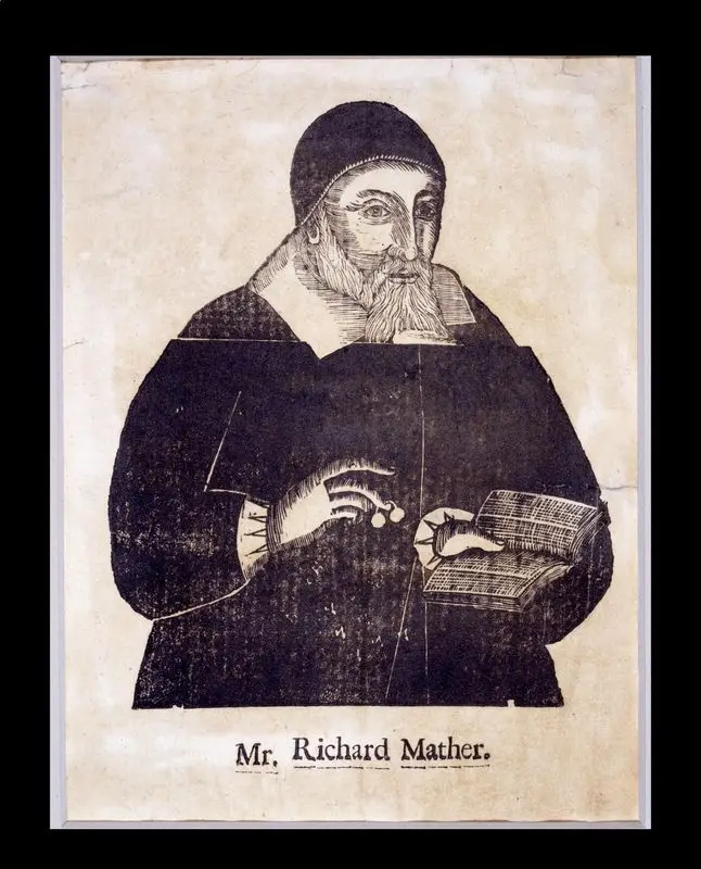 Portrait of Richard Mather. by Foster