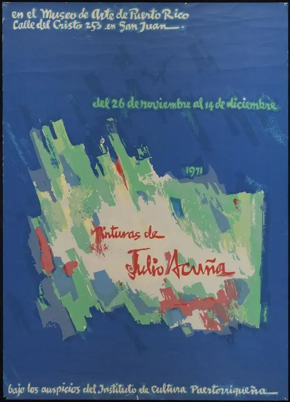 Pinturas de Julio Acuna en el Museo de Arte de Puerto Rico. by Homar