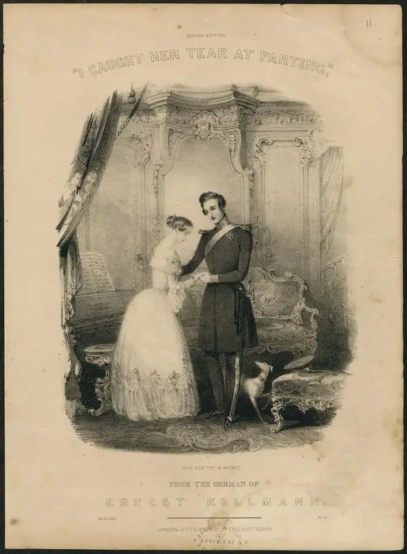 I caught her tear at parting / the poetry & music from the German of Ernest Kollmann by Kollmann, Ernest