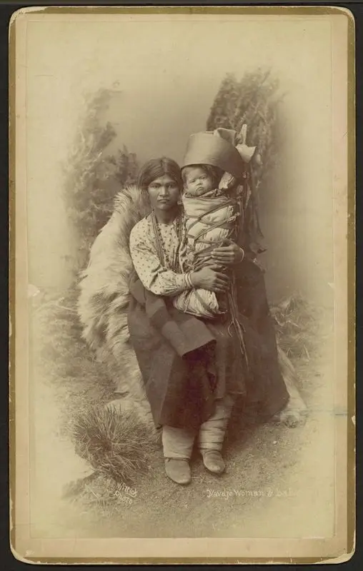 Navajo woman and baby by Wittick, Ben