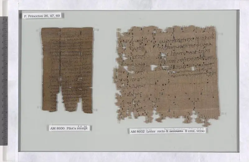 Receipt for wheat delivered by ship by Unknown artist