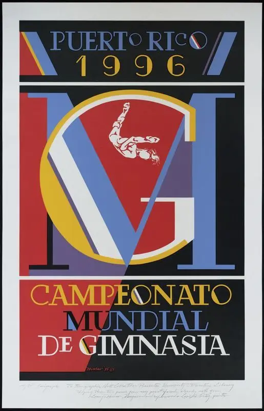 Campeonato mundial gimnasia, Puerto Rico, 1996. by Homar