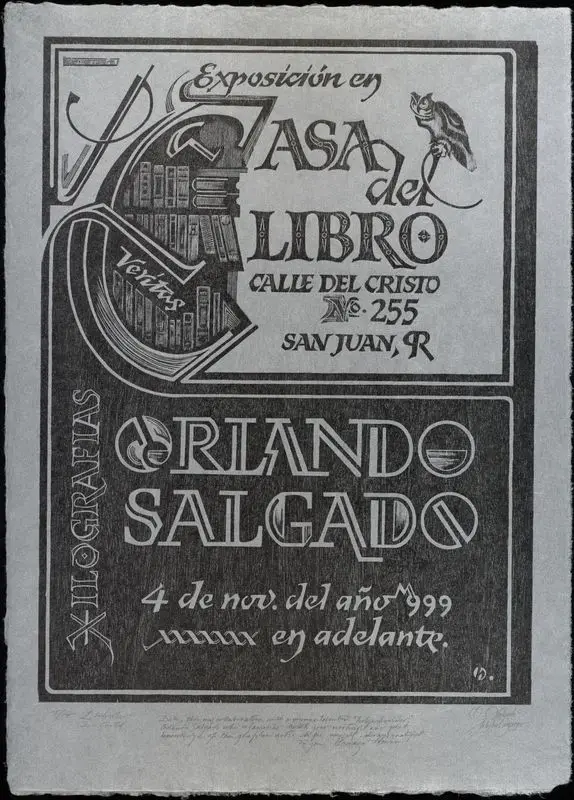Exposicion en La Casa del Libro, xilografias Orlando Salgado [copy 2]. by Homar