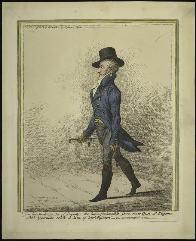inexpressible air of dignity by Gillray