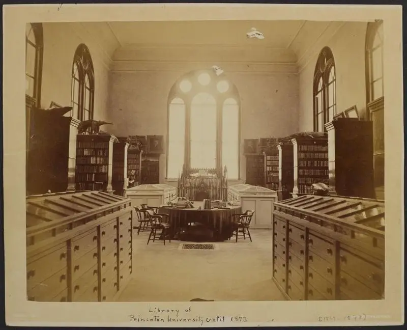 Nassau Hall: Library by Unknown artist