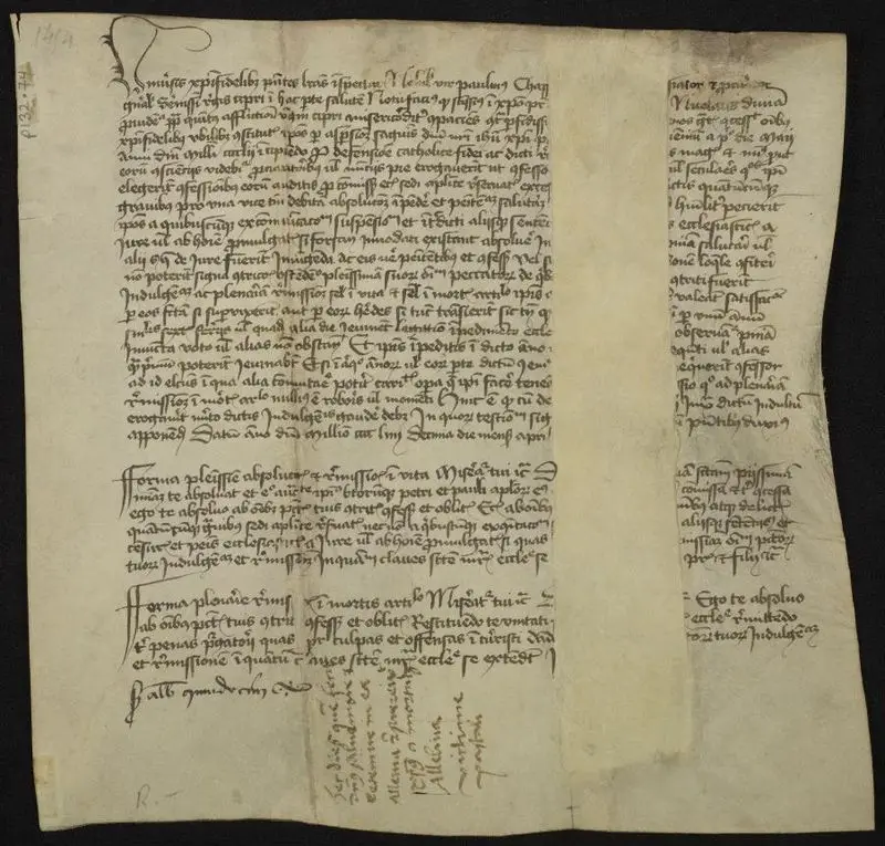 Indulgence [Germany], 1454 by Unknown artist