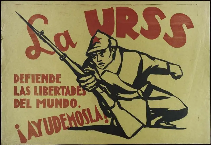 La URSS defiende las libertades del mundo. ¡Ayudemosla!. by Zalce, Alfredo,