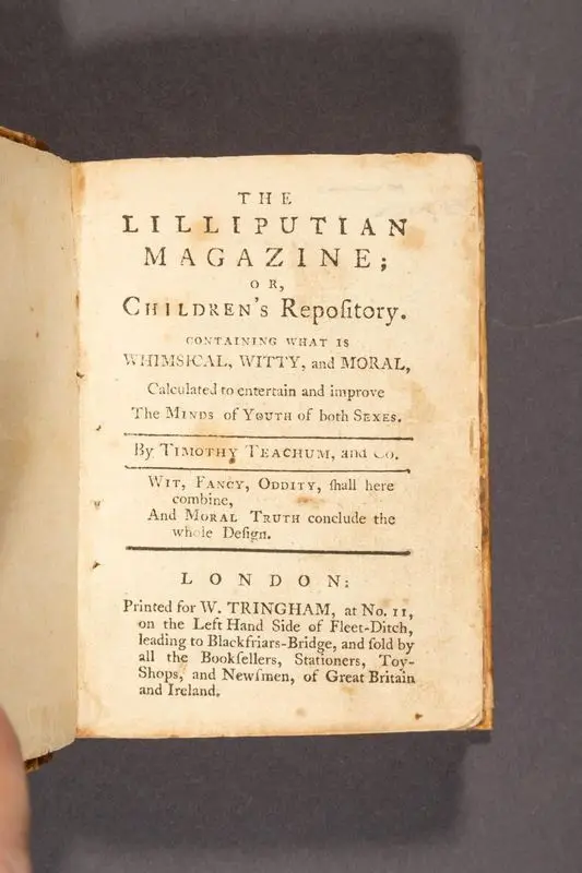 The lilliputian magazine; or children's repository. by Teachum, Timothy