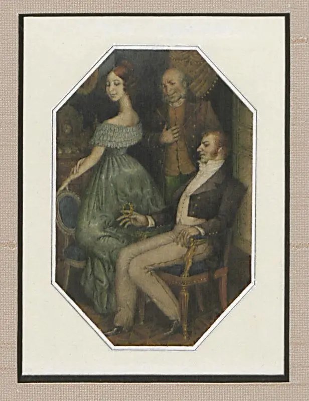 Maskarad [p. 117: Stsena tret'ia]. by Spirin, Gennady,