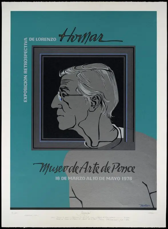 Exposicion retrospectiva de Lorenzo Homar, Museo de Arte de Ponce [copy 1]. by Homar
