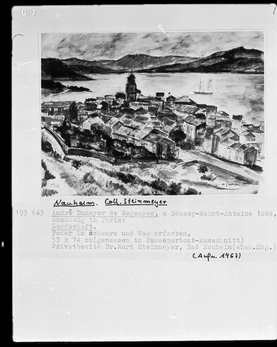 Boussy-Saint-Antoine by Dunoyer de Segonzac, André