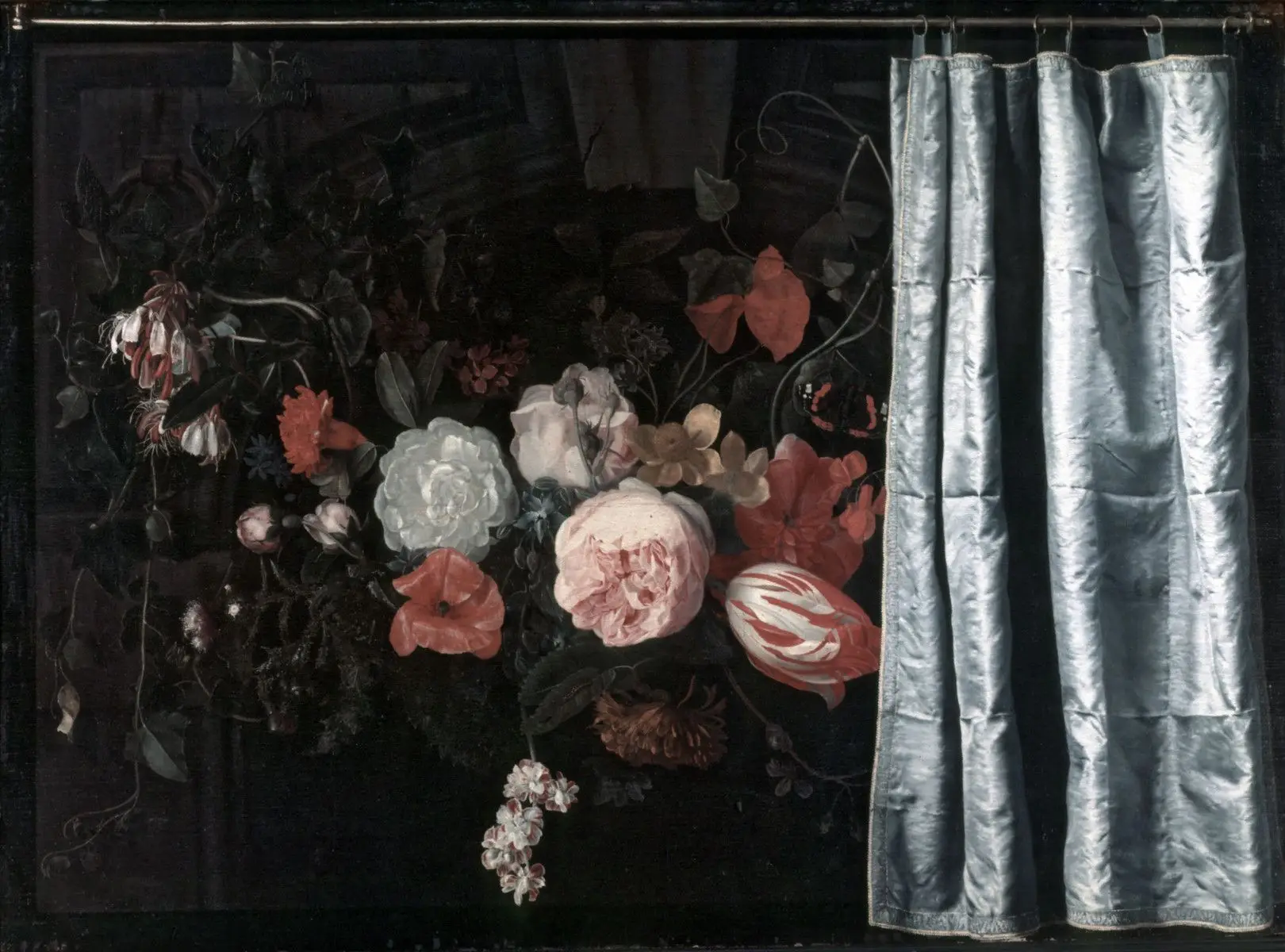 Blumenstück by Spelt, Adriaen van der (Herstellung), 1630-1673 (Maler)